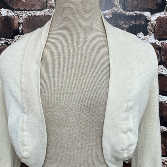 **SOLD**Eliza J Bolero Cardigan Women's Cropped Shrug Sweater Open Front XS - Picture 10 of 14